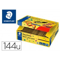 CAJA 144 LÁPICES GRAFITO BIG PACK NORIS 120-2 + REGALO 3 AFILALÁPICES PLÁSTICO STAEDTLER 120 C144P1 (Espera 4 dias)
